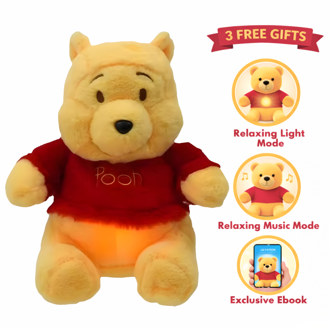Breathing Pooh Plush for Anxiety