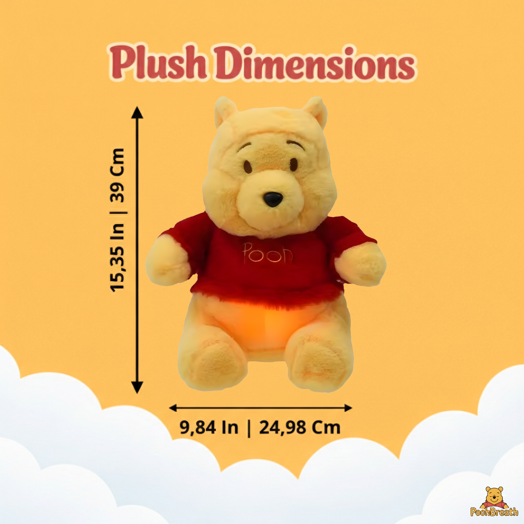 Breathing Pooh Plush for Anxiety