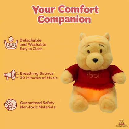 Breathing Pooh Plush for Anxiety
